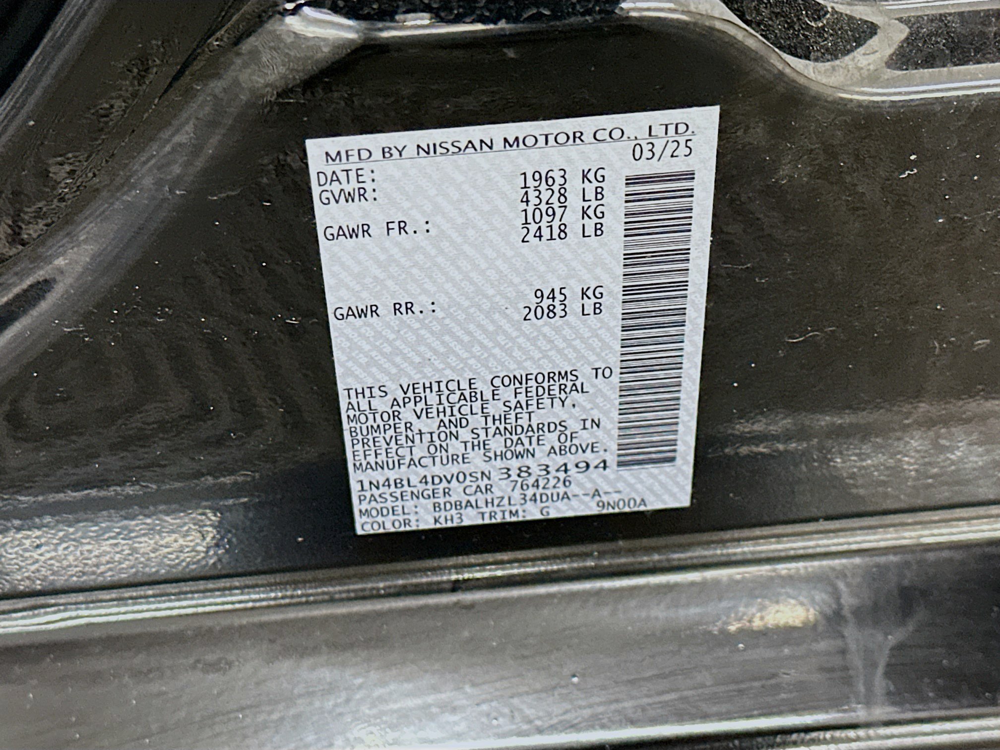 Used 2025 Nissan Altima 2.5 SV FWD image 12