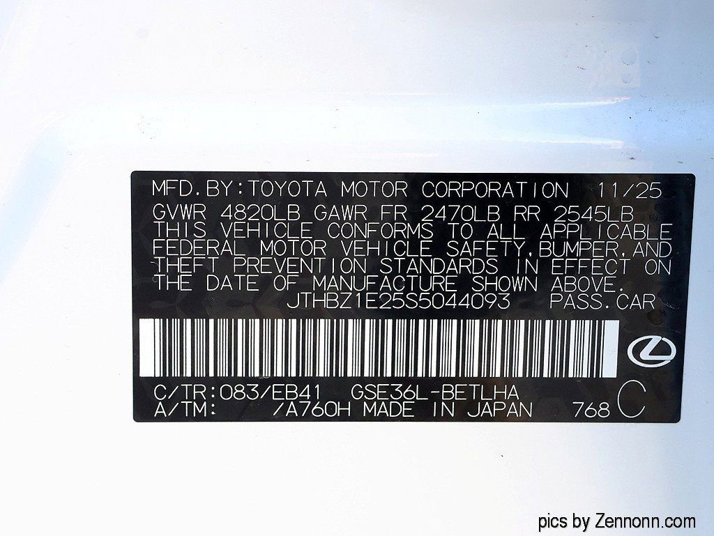 New 2025 Lexus IS 350 F Sport w/ Navigation Package image 27