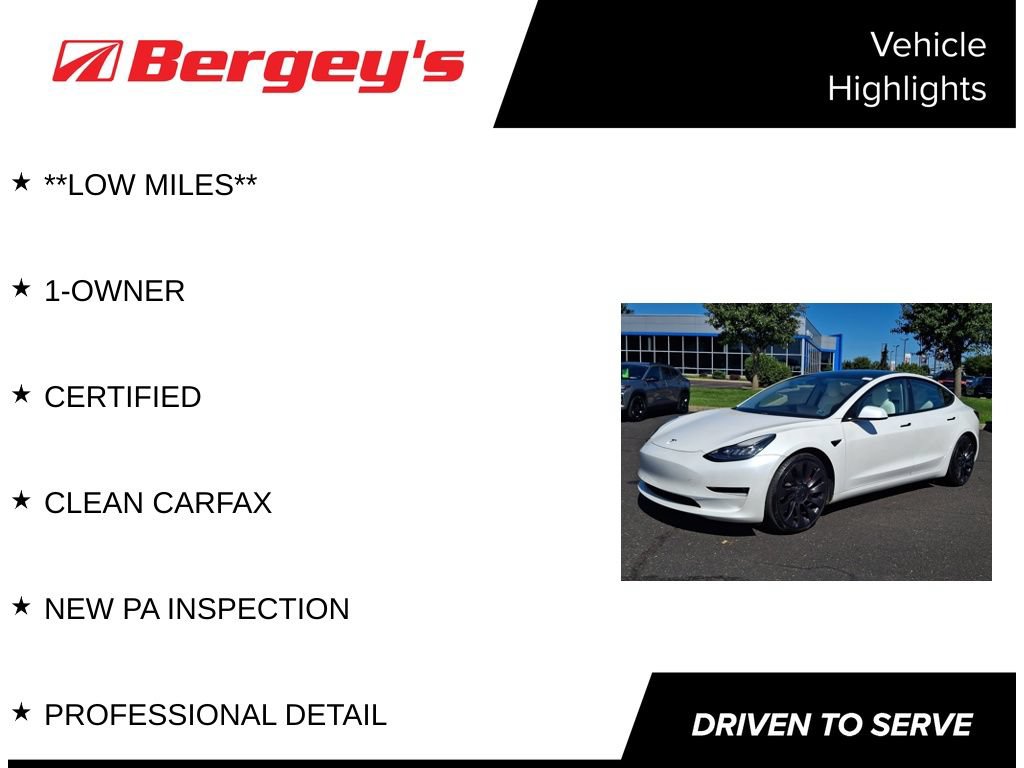Used 2021 Tesla Model 3 Performance AWD/4WD image 4