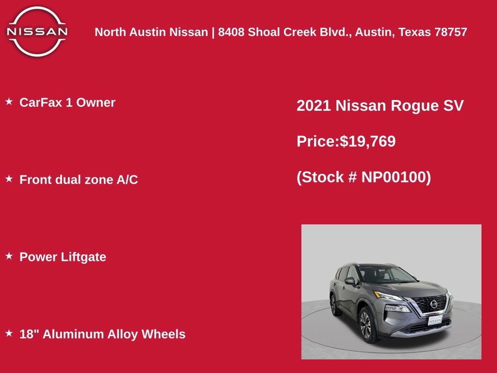 Used 2021 Nissan Rogue SV w/ Premium Package FWD image 11