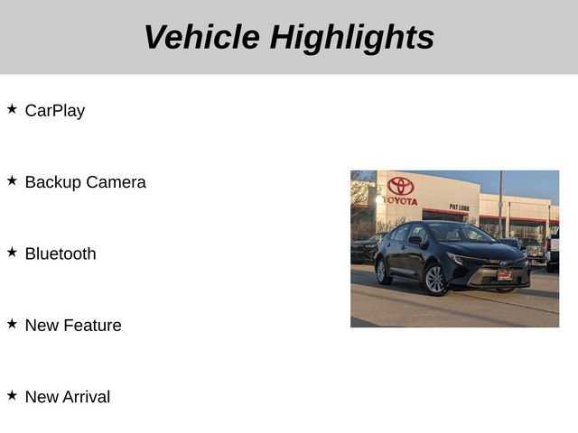 Used 2024 Toyota Corolla LE w/ LE Convenience Package image 5