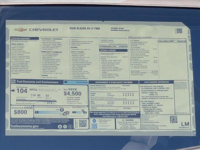 New 2026 Chevrolet Blazer EV LT FWD image 18