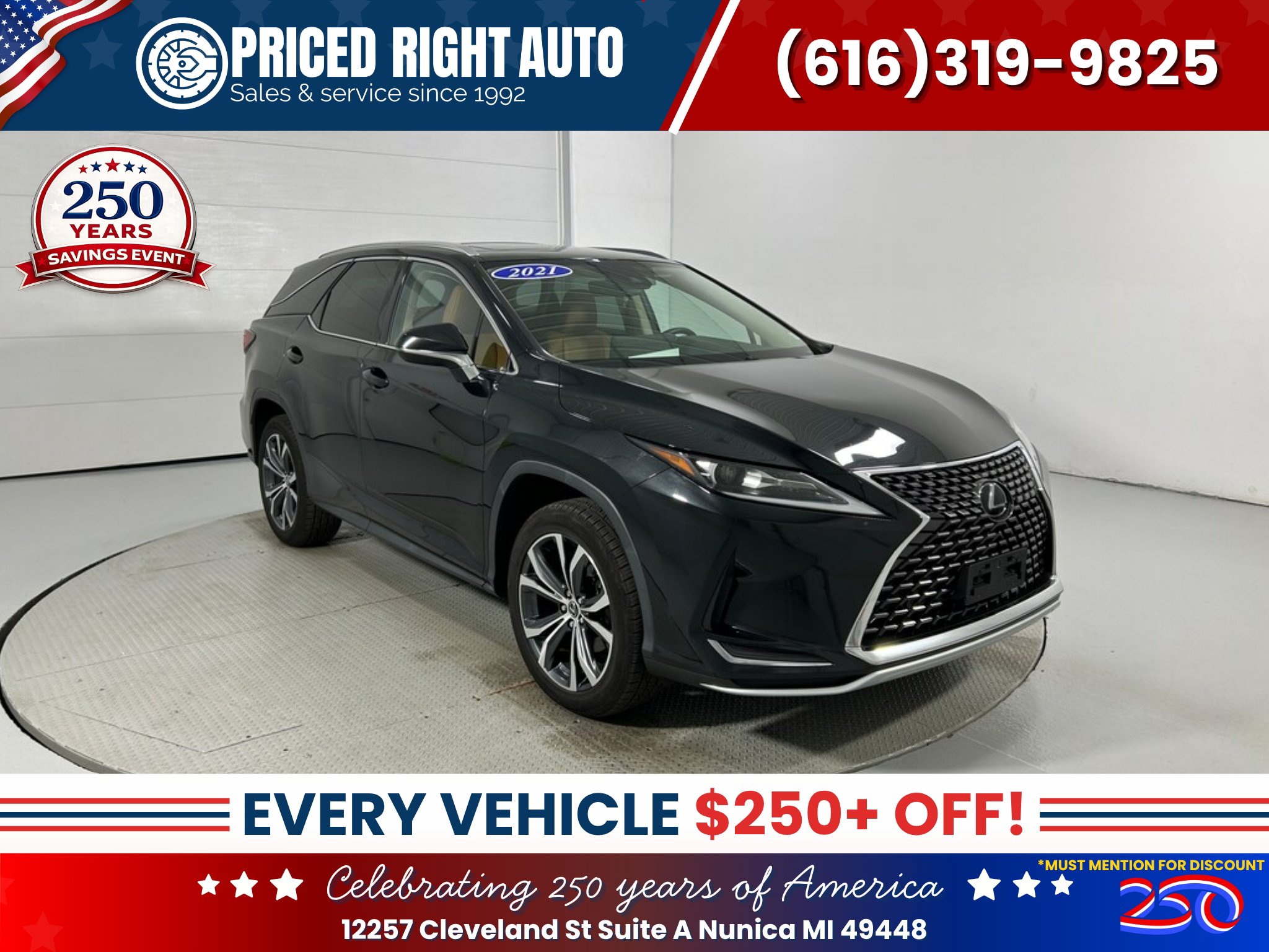 Used 2021 Lexus RX 350L Premium w/ Premium Package