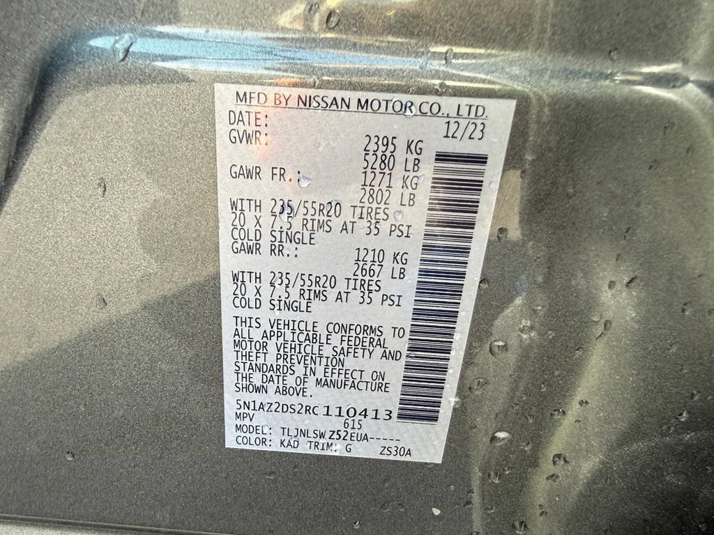 Used 2024 Nissan Murano Platinum AWD/4WD image 34