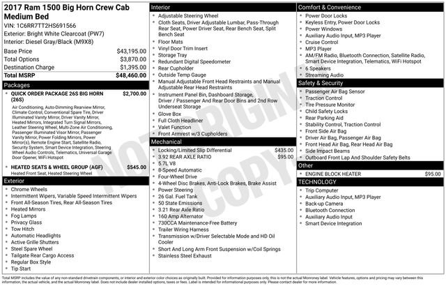 Used 2017 RAM 1500 Big Horn image 32