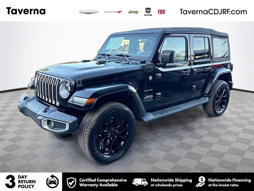 Used 2021 Jeep Wrangler Unlimited Sahara AWD/4WD image 1