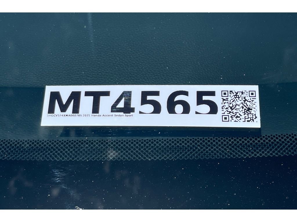 Certified 2021 Honda Accord Sport Special Edition image 51