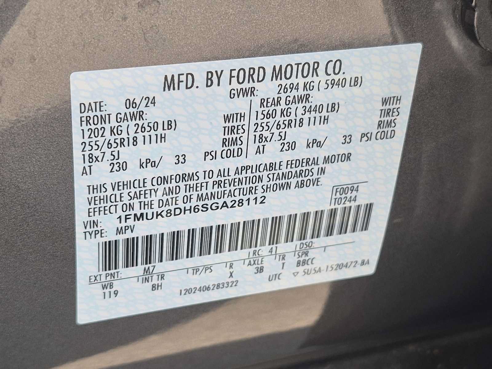 Used 2025 Ford Explorer Active AWD/4WD image 33