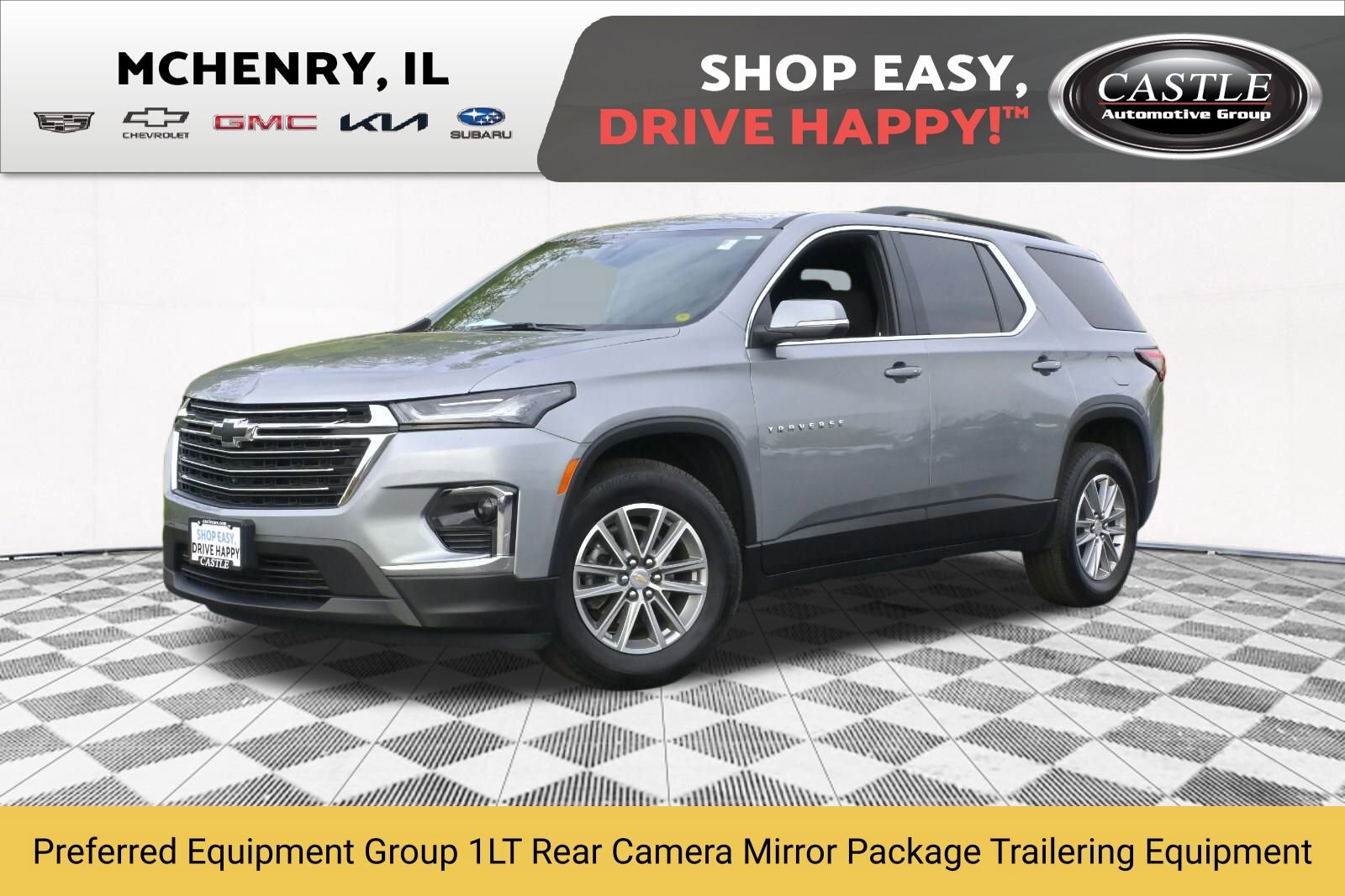 Used 2023 Chevrolet Traverse LT w/ Rear Camera Mirror Package