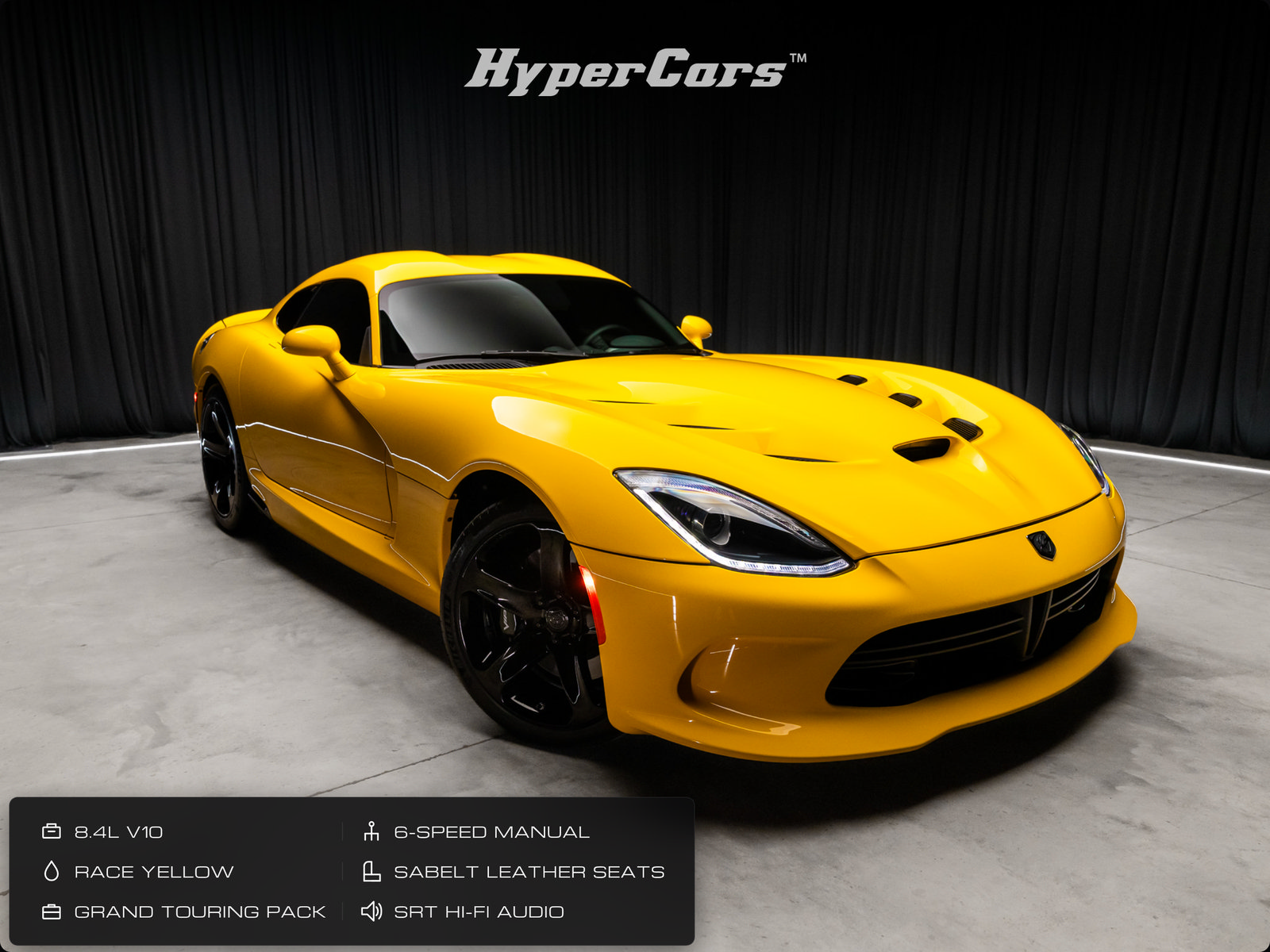 Used 2014 SRT Viper SRT-10 w/ Grand Touring Package RWD image 1