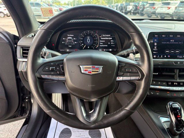 Used 2022 Cadillac CT4 V w/ LPO, ONYX Package AWD/4WD image 16