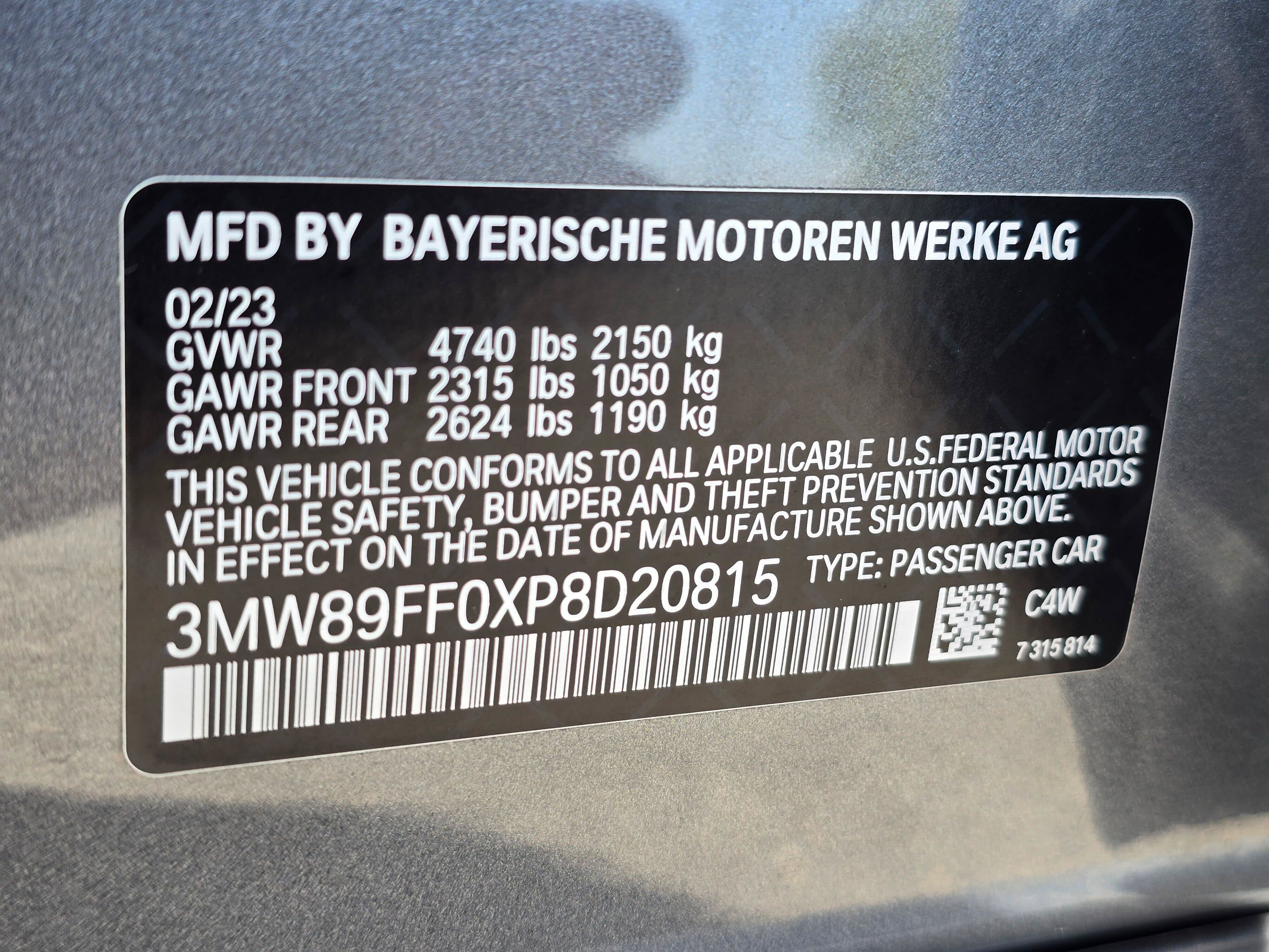 Certified 2023 BMW 330i xDrive Sedan w/ Premium Package AWD/4WD image 32