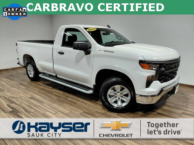 Certified 2024 Chevrolet Silverado 1500 W/T w/ WT Fleet Convenience Package image 1