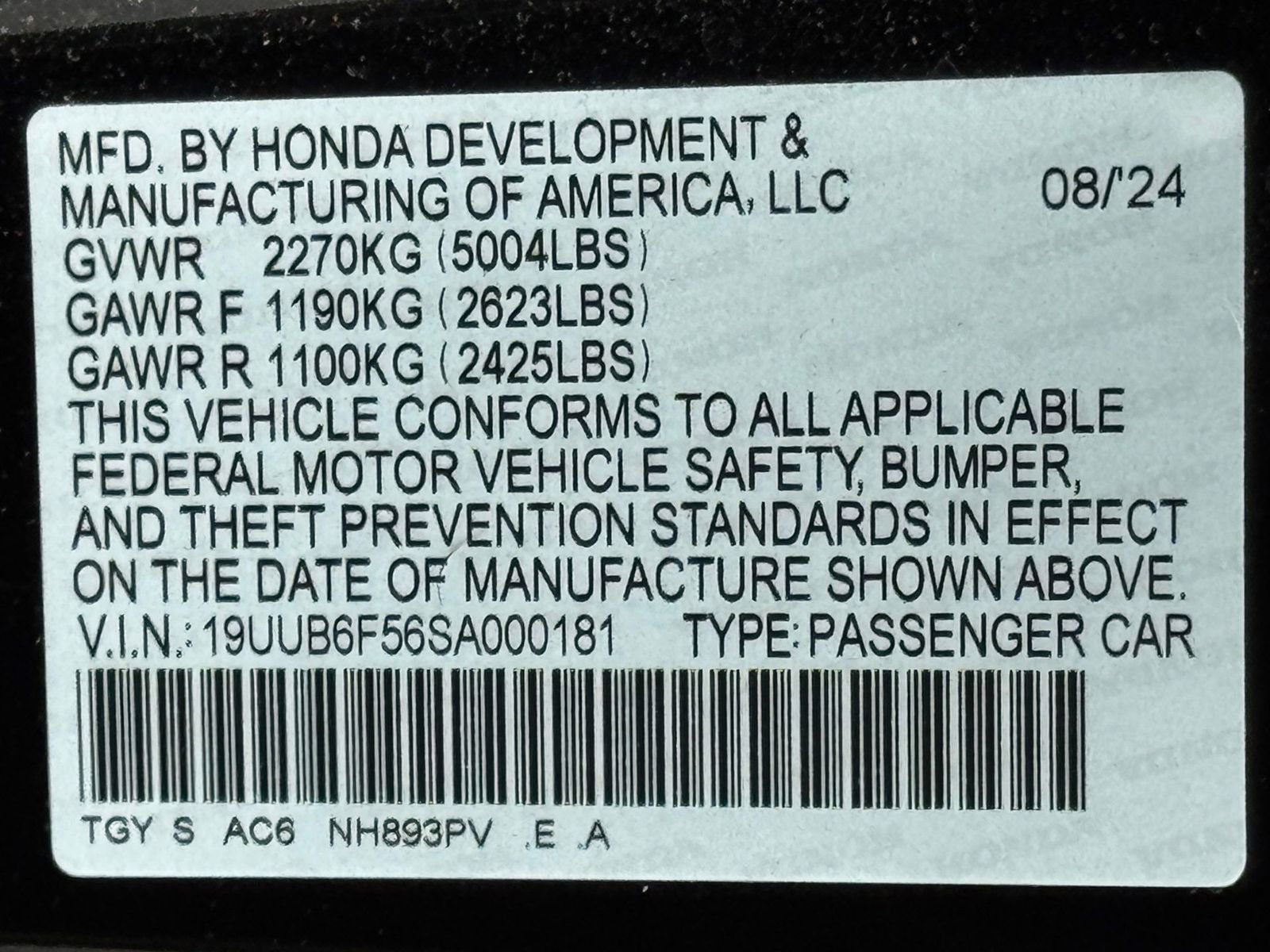 Used 2025 Acura TLX SH-AWD w/ A-SPEC Pkg image 19