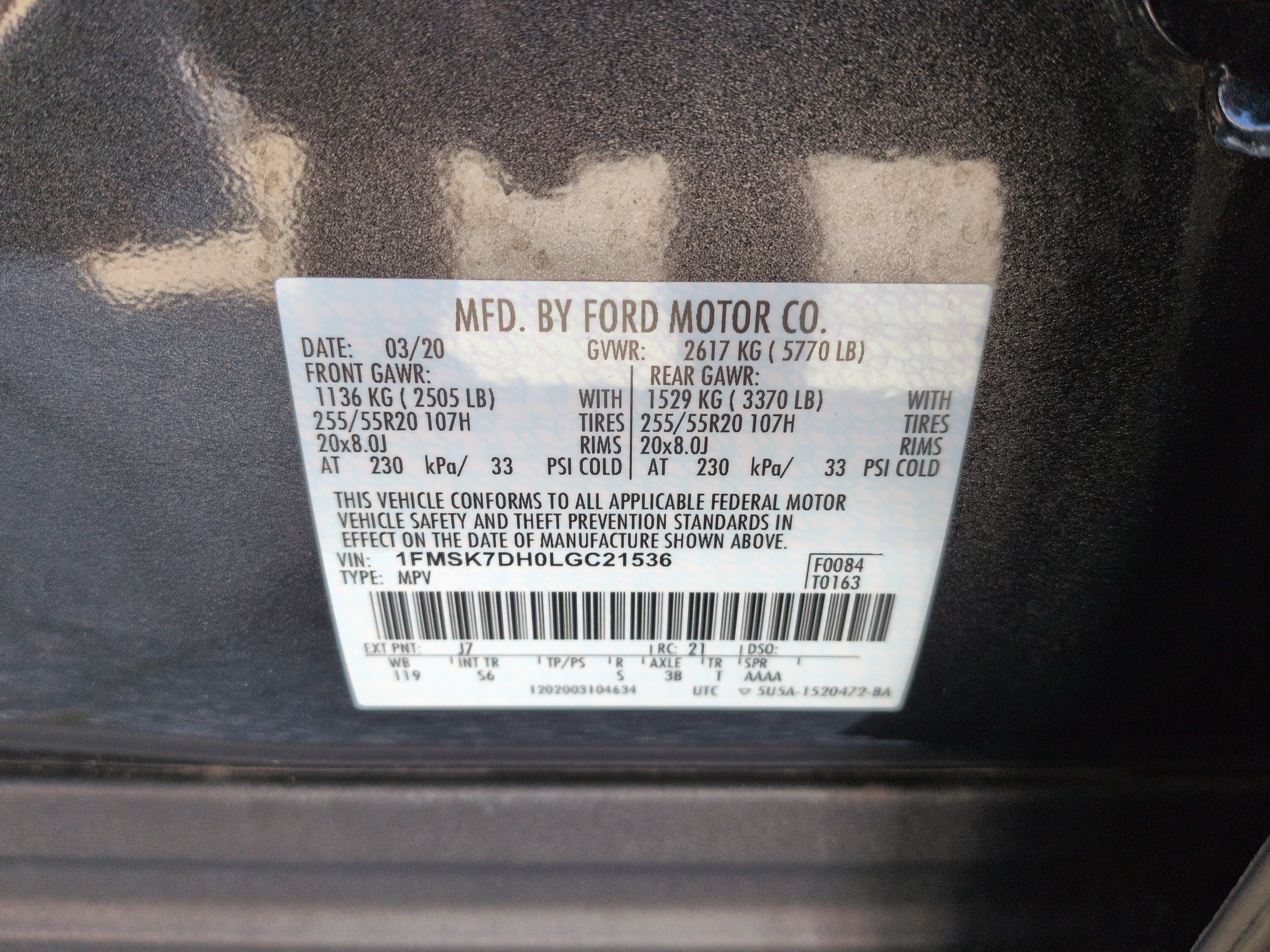 Certified 2020 Ford Explorer XLT w/ Equipment Group 202A RWD image 29