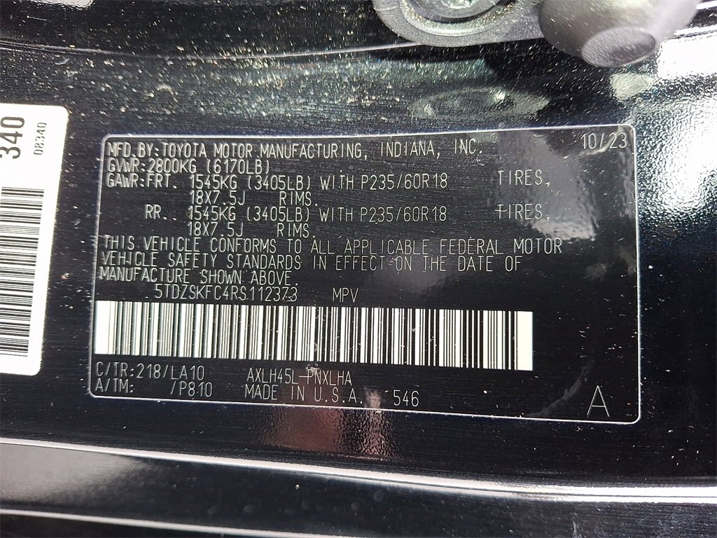 Certified 2024 Toyota Sienna Limited image 28