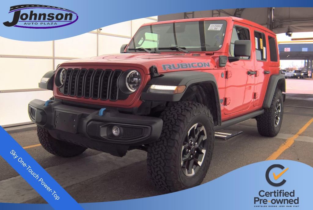Certified 2025 Jeep Wrangler Unlimited Rubicon 4xe w/ Convenience Group