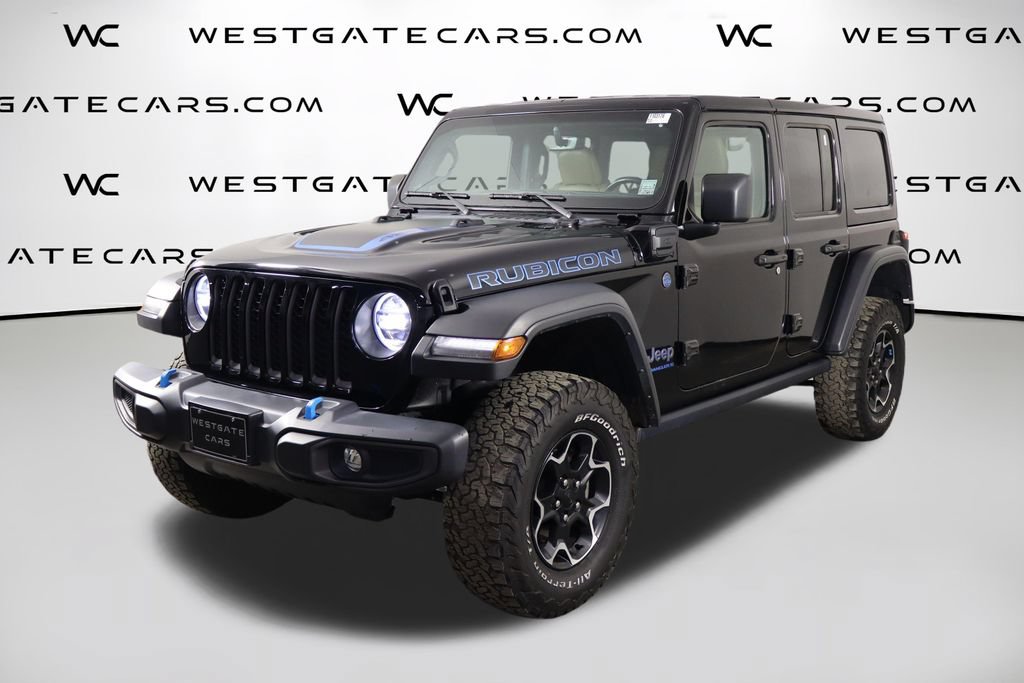 Used 2023 Jeep Wrangler Unlimited Rubicon 4xe w/ Cold Weather Group AWD/4WD image 1