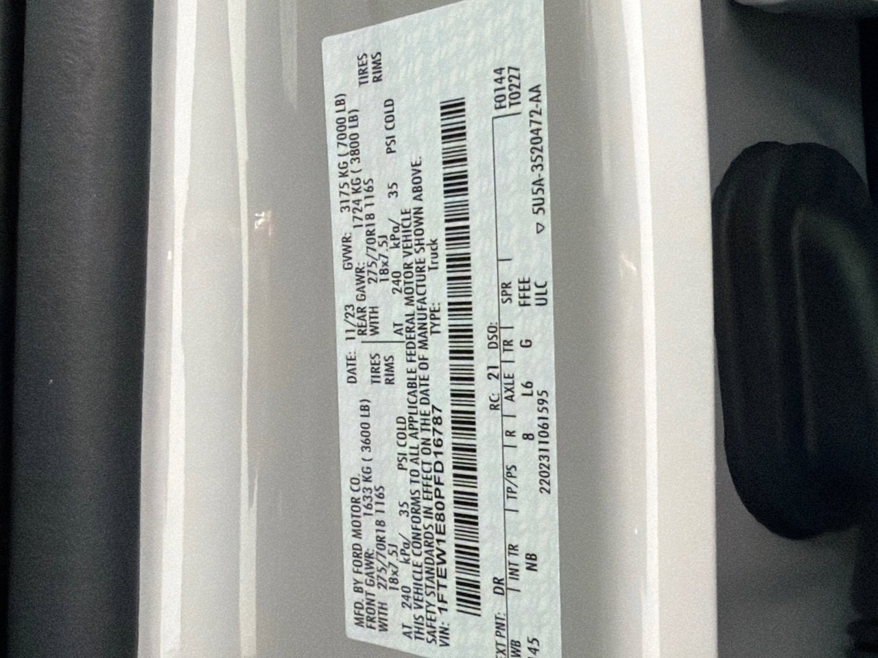 Used 2023 Ford F150 Tremor w/ Equipment Group 402A High image 38