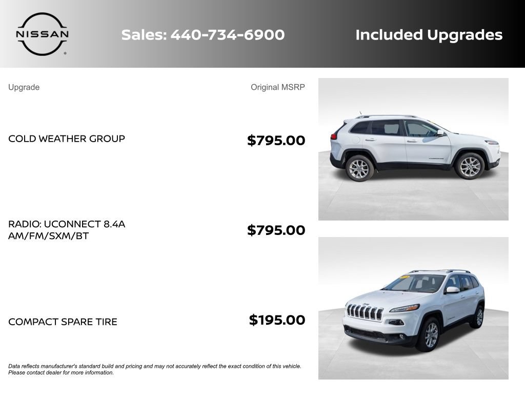 Used 2015 Jeep Cherokee Latitude w/ Cold Weather Group FWD image 6