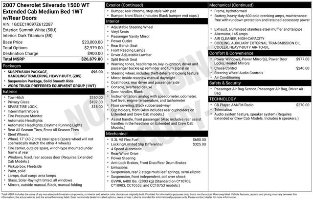 Used 2007 Chevrolet Silverado 1500 W/T image 16