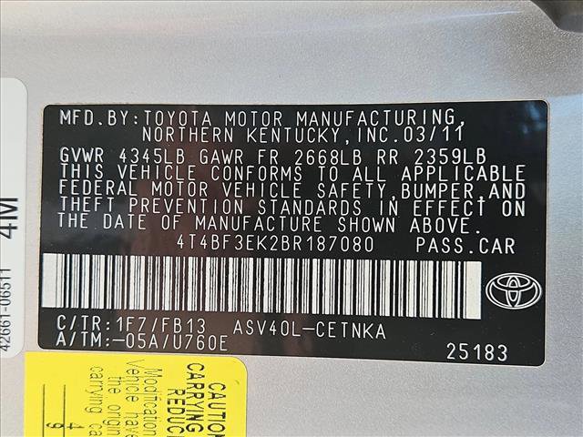 Used 2011 Toyota Camry FWD image 22
