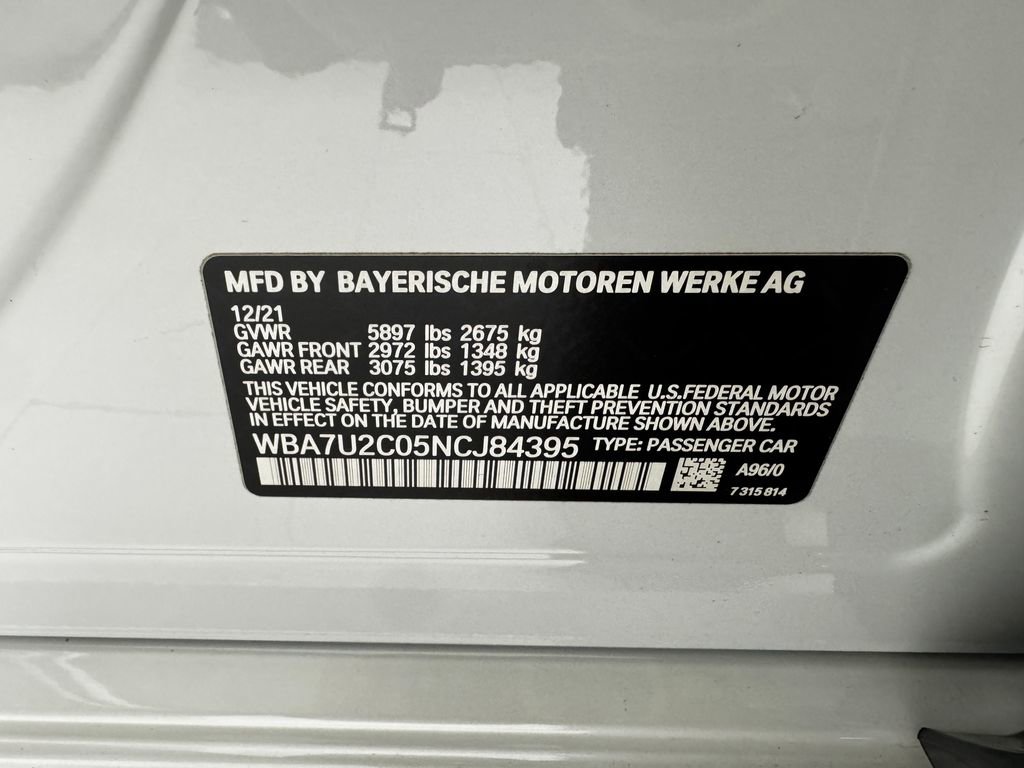 Used 2022 BMW 750i xDrive w/ Autobahn Package image 35