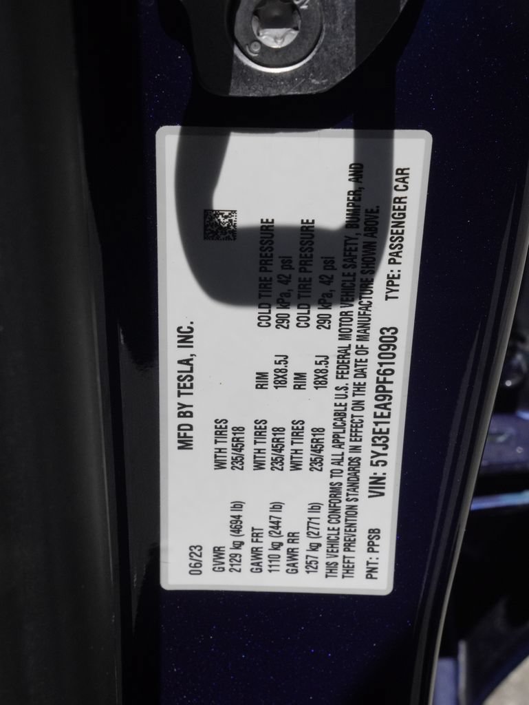 Used 2023 Tesla Model 3 Standard Range RWD image 27
