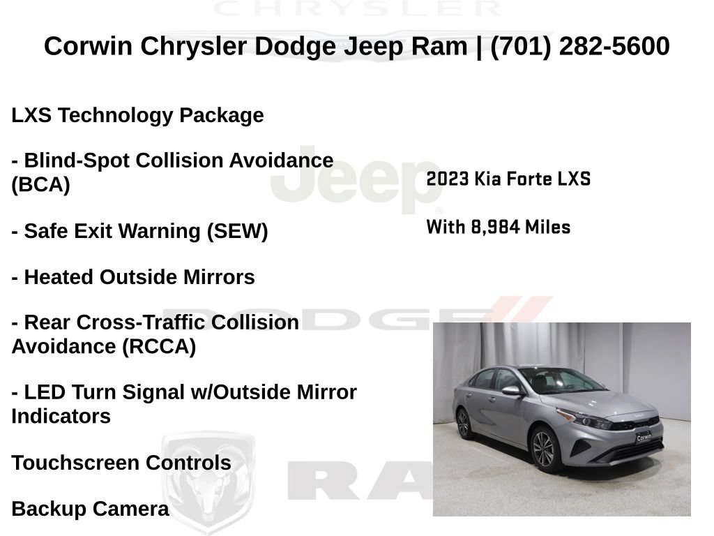 Used 2023 Kia Forte LXS w/ LXS Technology Package FWD image 6