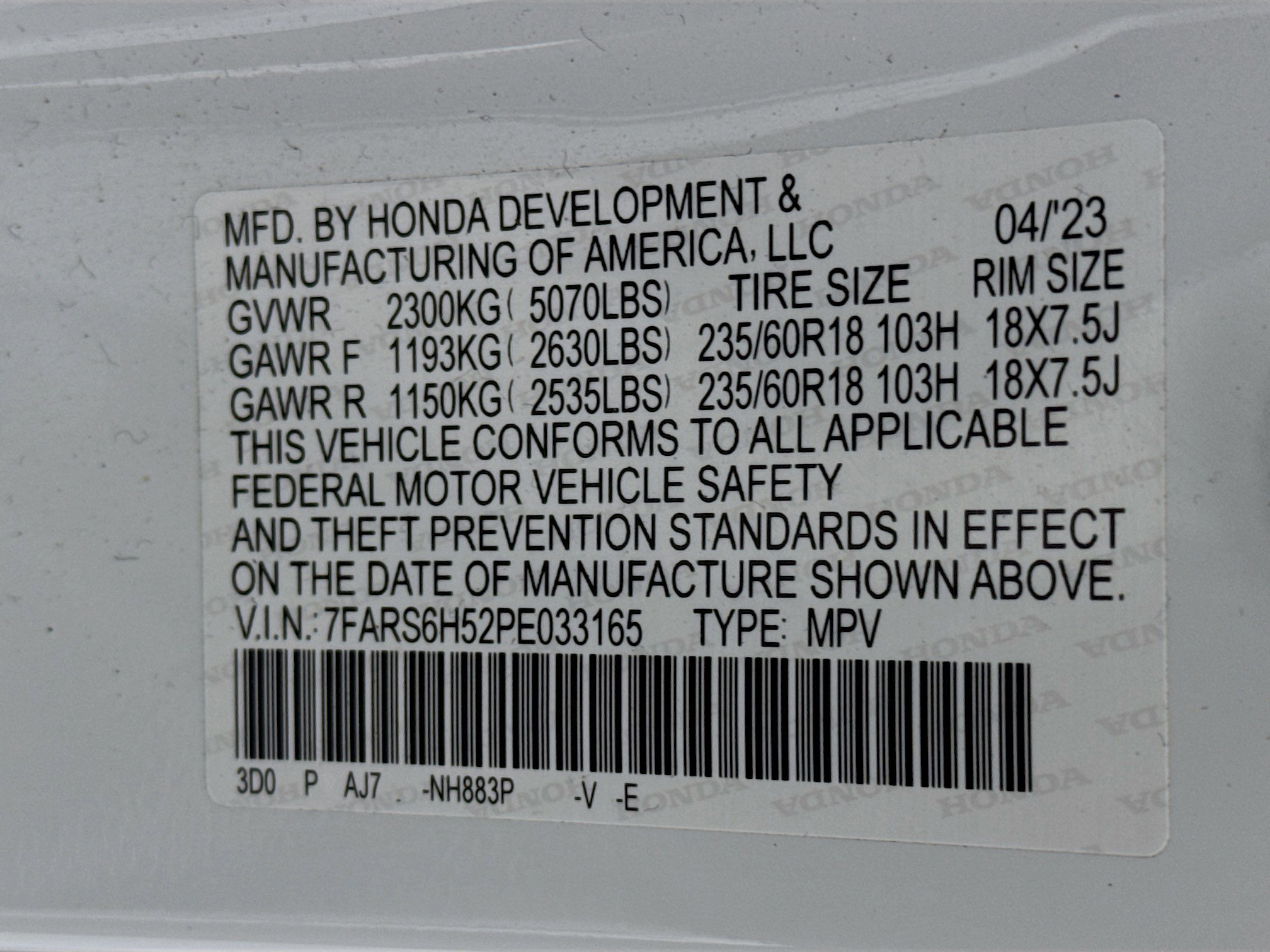 Certified 2023 Honda CR-V Sport image 31