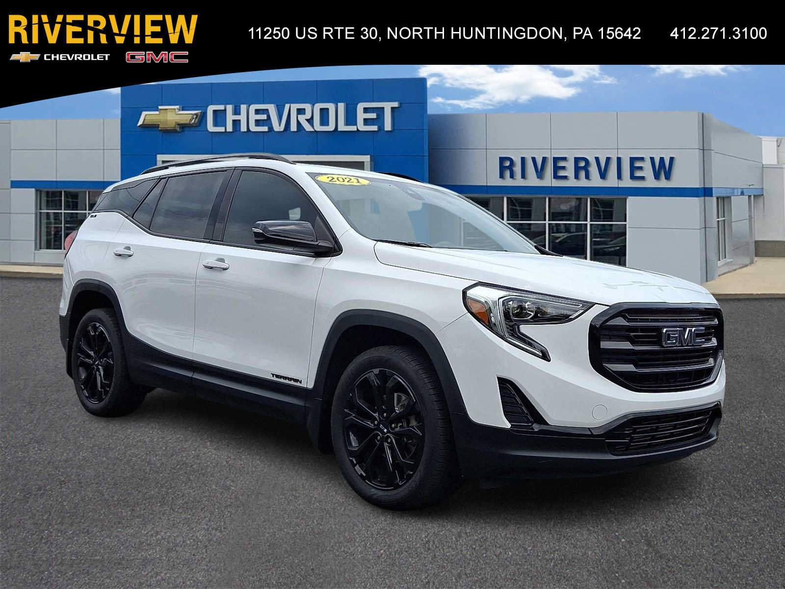 Used 2021 GMC Terrain SLE w/ Driver Convenience Package AWD/4WD image 1
