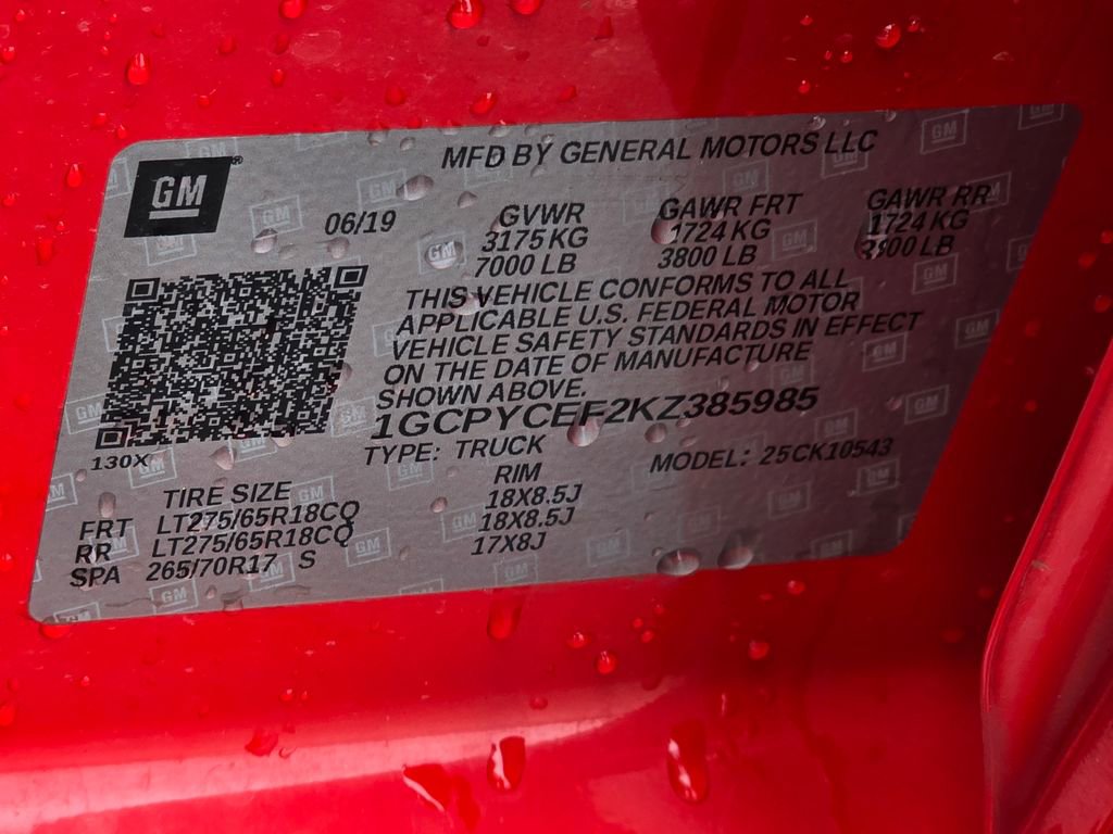 Used 2019 Chevrolet Silverado 1500 Custom Trail Boss w/ Custom Convenience Package image 53