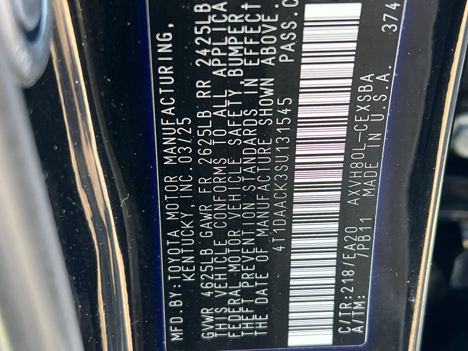 Used 2025 Toyota Camry SE FWD image 27