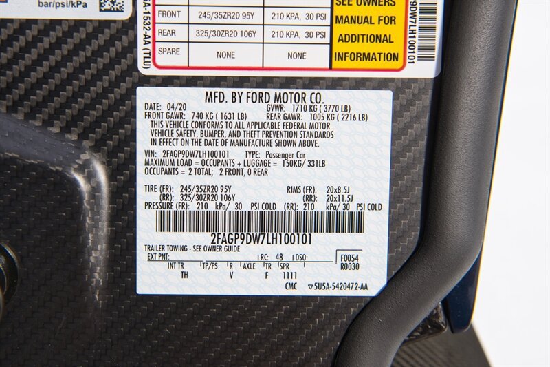 Used 2020 Ford GT Carbon Series RWD image 51