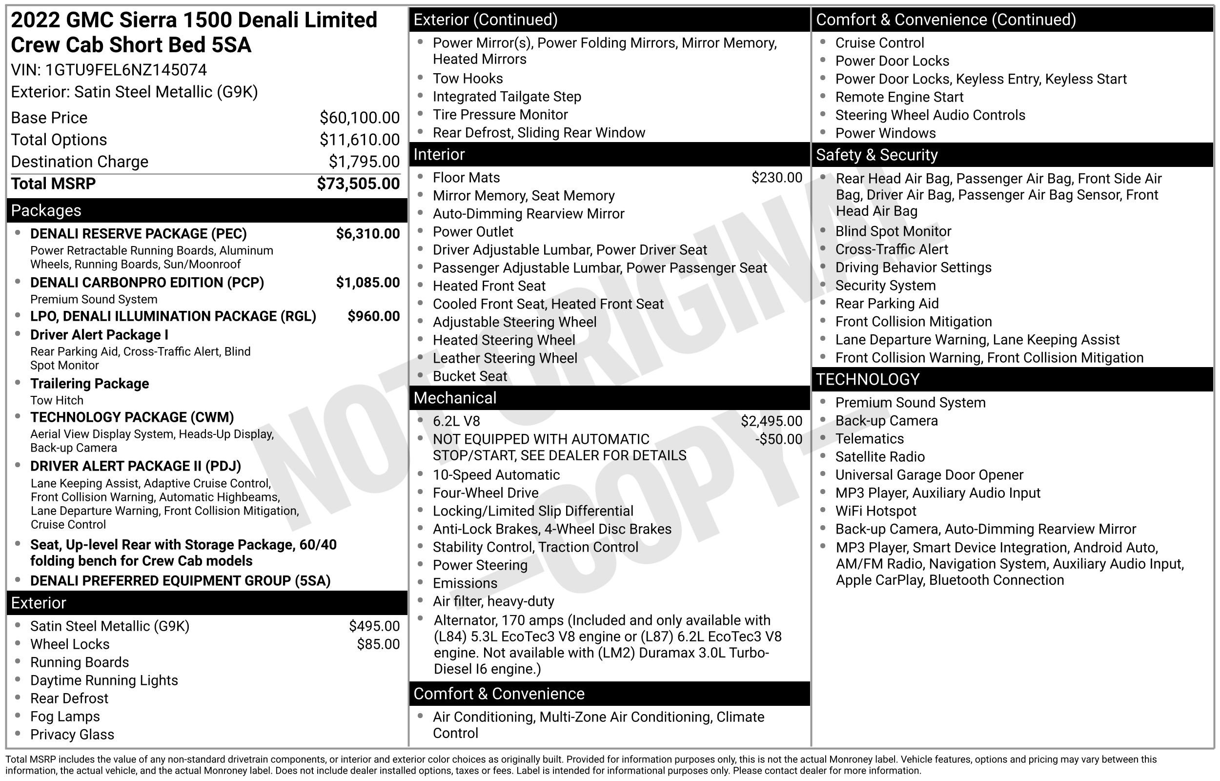 Used 2022 GMC Sierra 1500 Denali w/ Denali Reserve Package AWD/4WD video 2