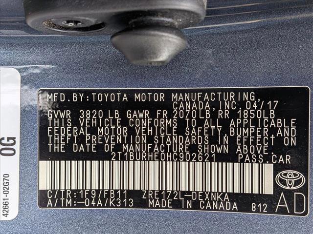 Used 2017 Toyota Corolla LE w/ Carpet Mat Package (TMS) image 21