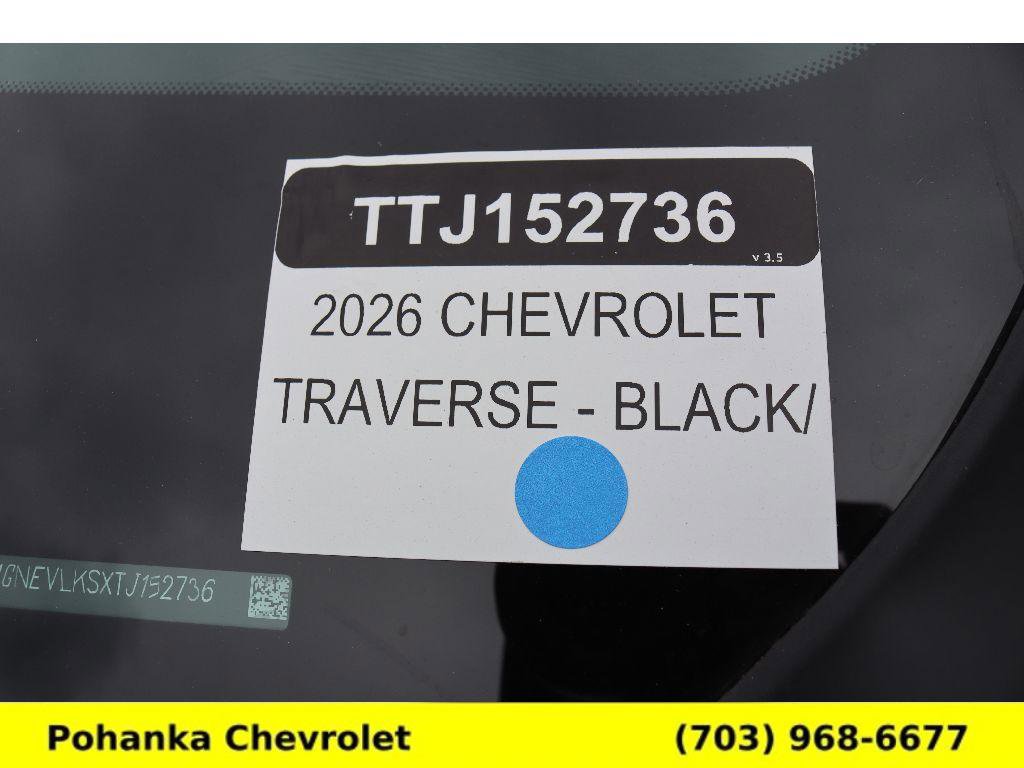 New 2026 Chevrolet Traverse RS w/ LPO, Floor Liner Package image 36