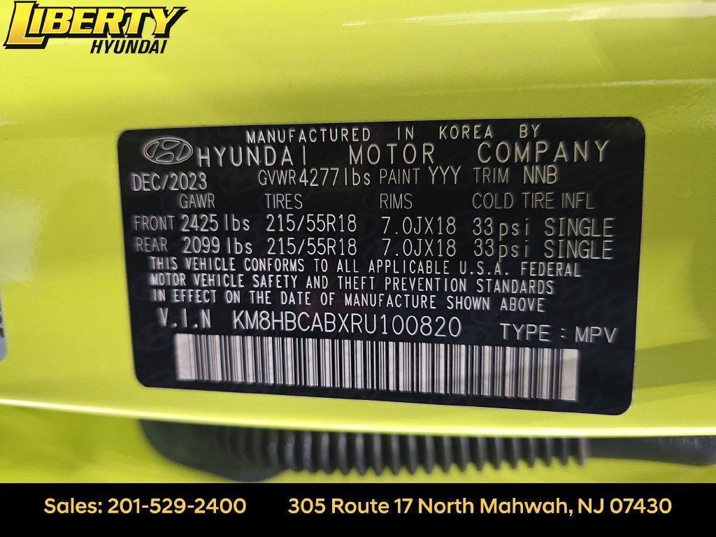 Certified 2024 Hyundai Kona SEL AWD/4WD image 30