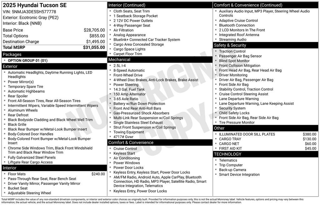 Certified 2025 Hyundai Tucson SE image 5