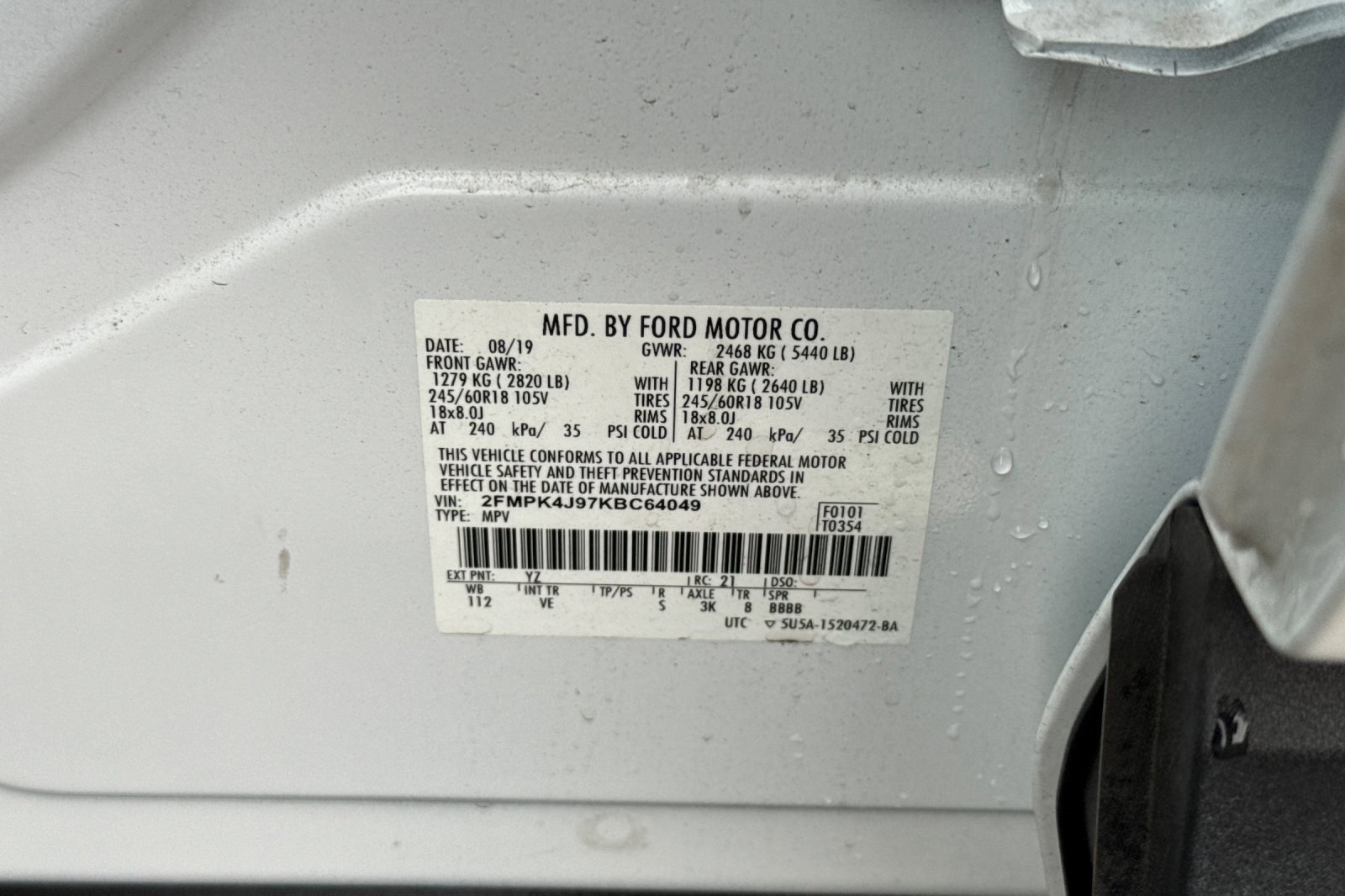 Used 2019 Ford Edge SEL w/ Equipment Group 201A image 30