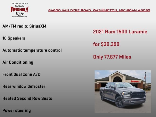 Used 2021 RAM 1500 Laramie AWD/4WD image 30