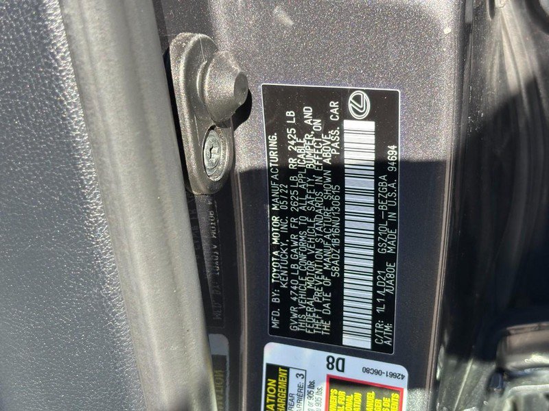 Used 2022 Lexus ES 350 w/ Premium Package FWD image 24