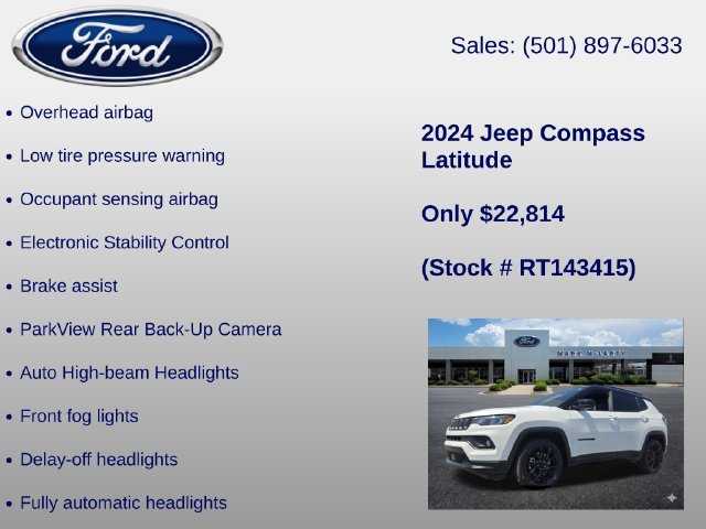 Used 2024 Jeep Compass Latitude w/ Altitude Special Edition AWD/4WD image 24