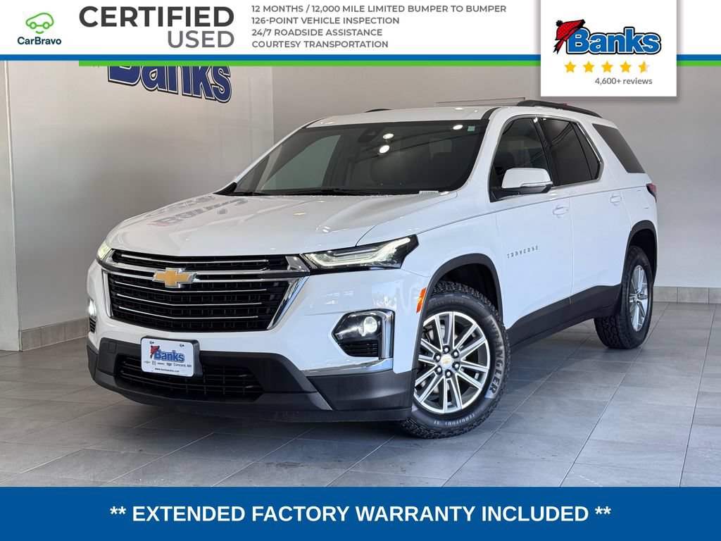 Certified 2023 Chevrolet Traverse LT w/ LPO, Floor Liner Package