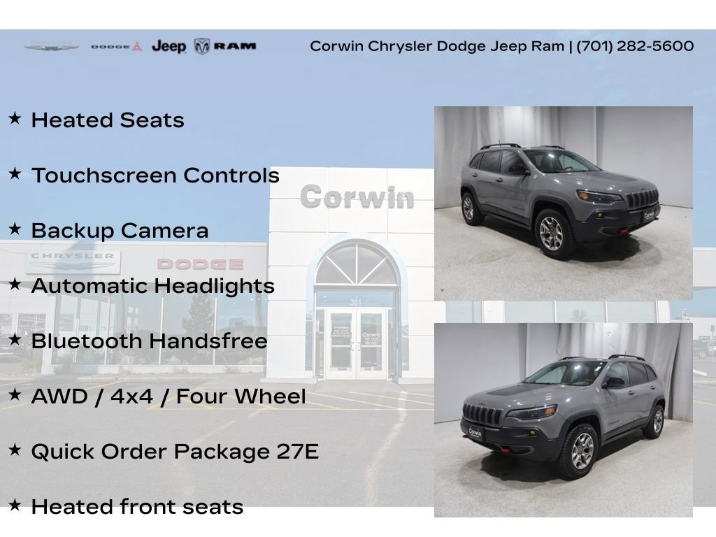 Used 2022 Jeep Cherokee Trailhawk AWD/4WD image 8