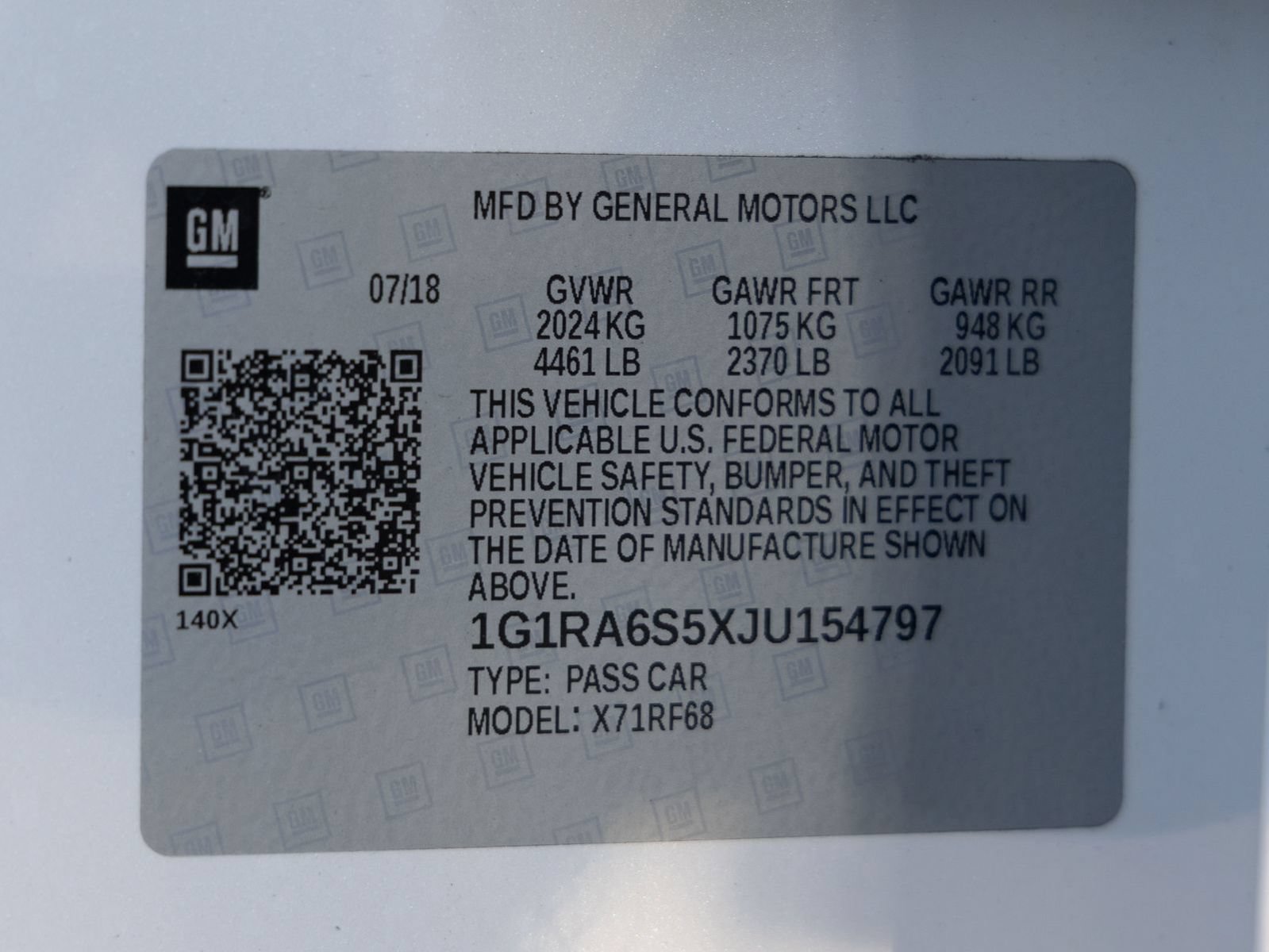 Used 2018 Chevrolet Volt LT FWD image 35