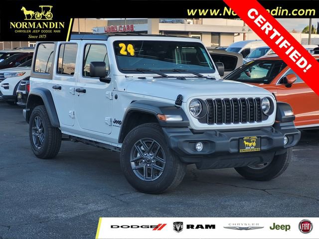 Certified 2024 Jeep Wrangler Unlimited Sport