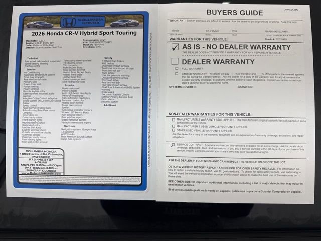Used 2026 Honda CR-V Sport Touring image 37