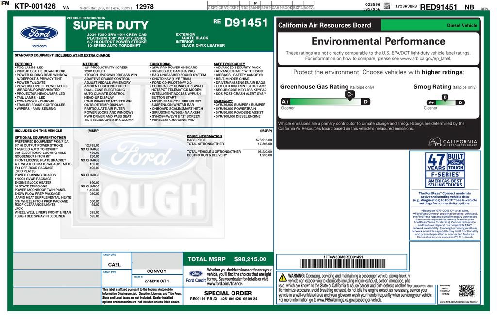 Used 2024 Ford F350 Platinum AWD/4WD image 2