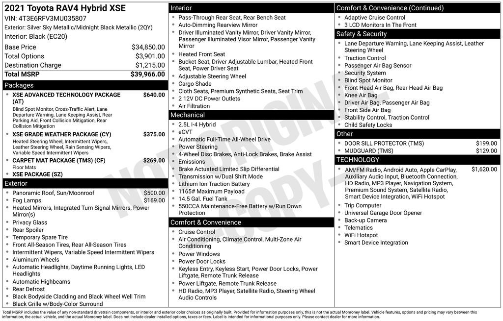 Used 2021 Toyota RAV4 XSE image 45